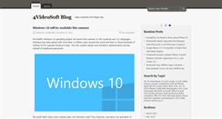 Desktop Screenshot of blog.4videosoft.com