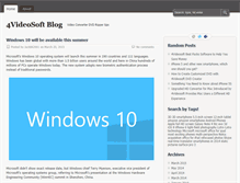 Tablet Screenshot of blog.4videosoft.com